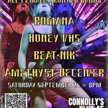 FEMMEROCK FEST w/Romana+Honey Vhs+BEAT•NIK+Amethyst Deceiver